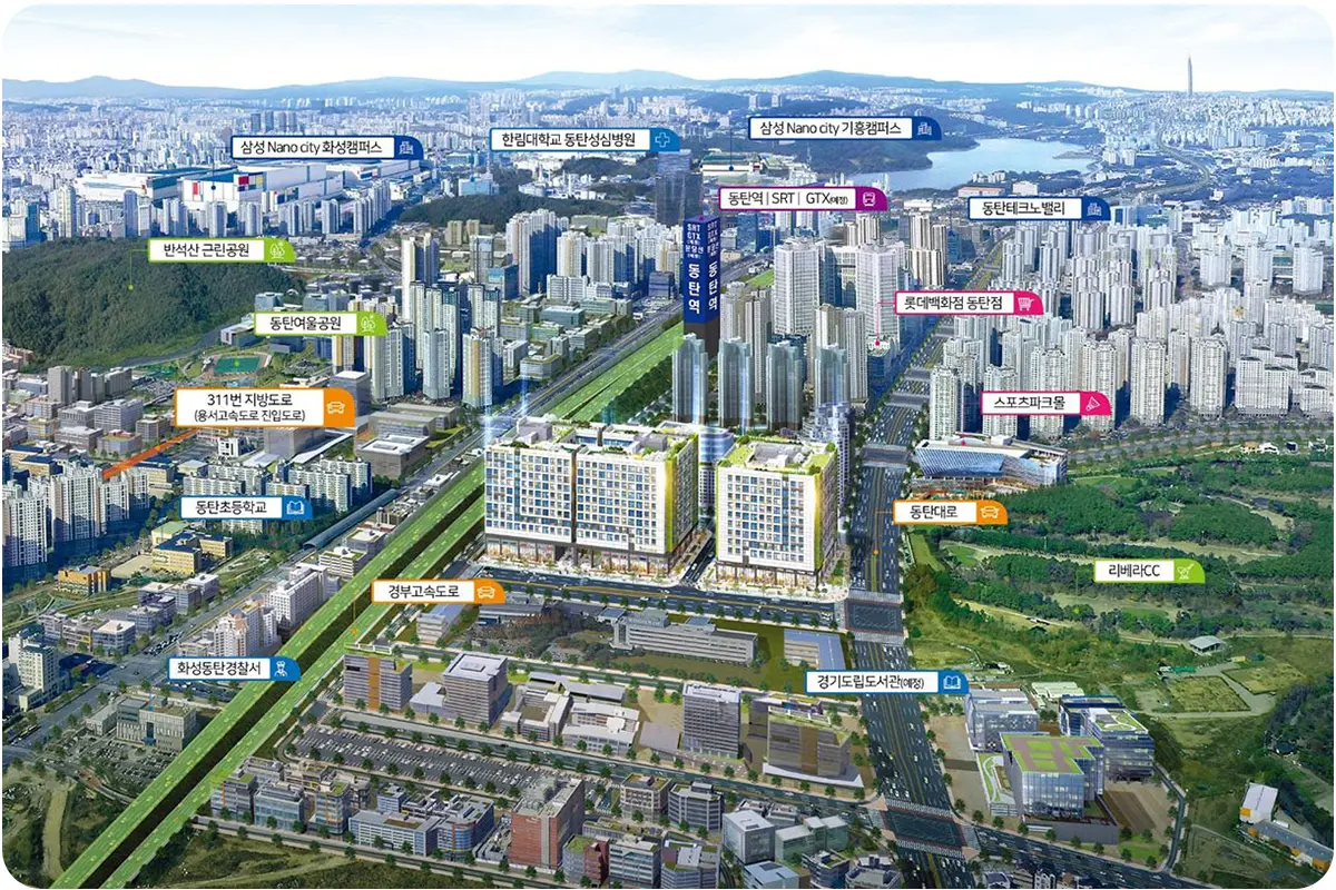 동탄1지구 지도